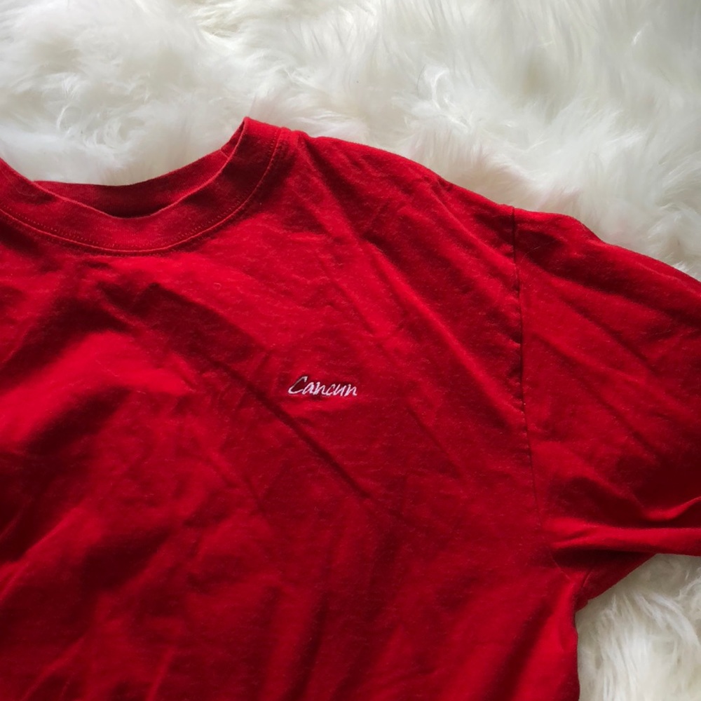 Red Cancun Tee